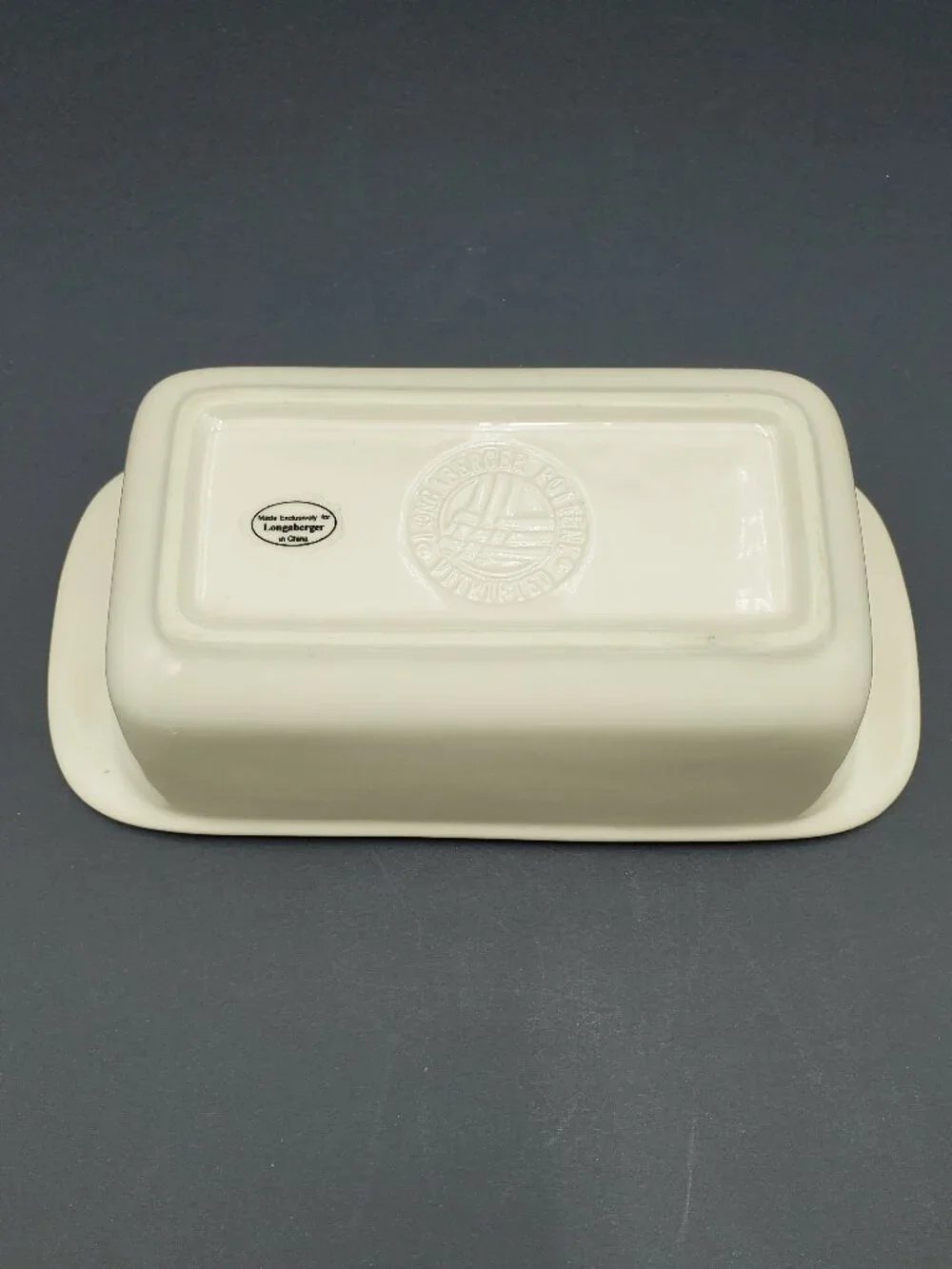 Longaberger Woven Traditions Classic Blue Small Loaf Dish Mini Loaf Pan